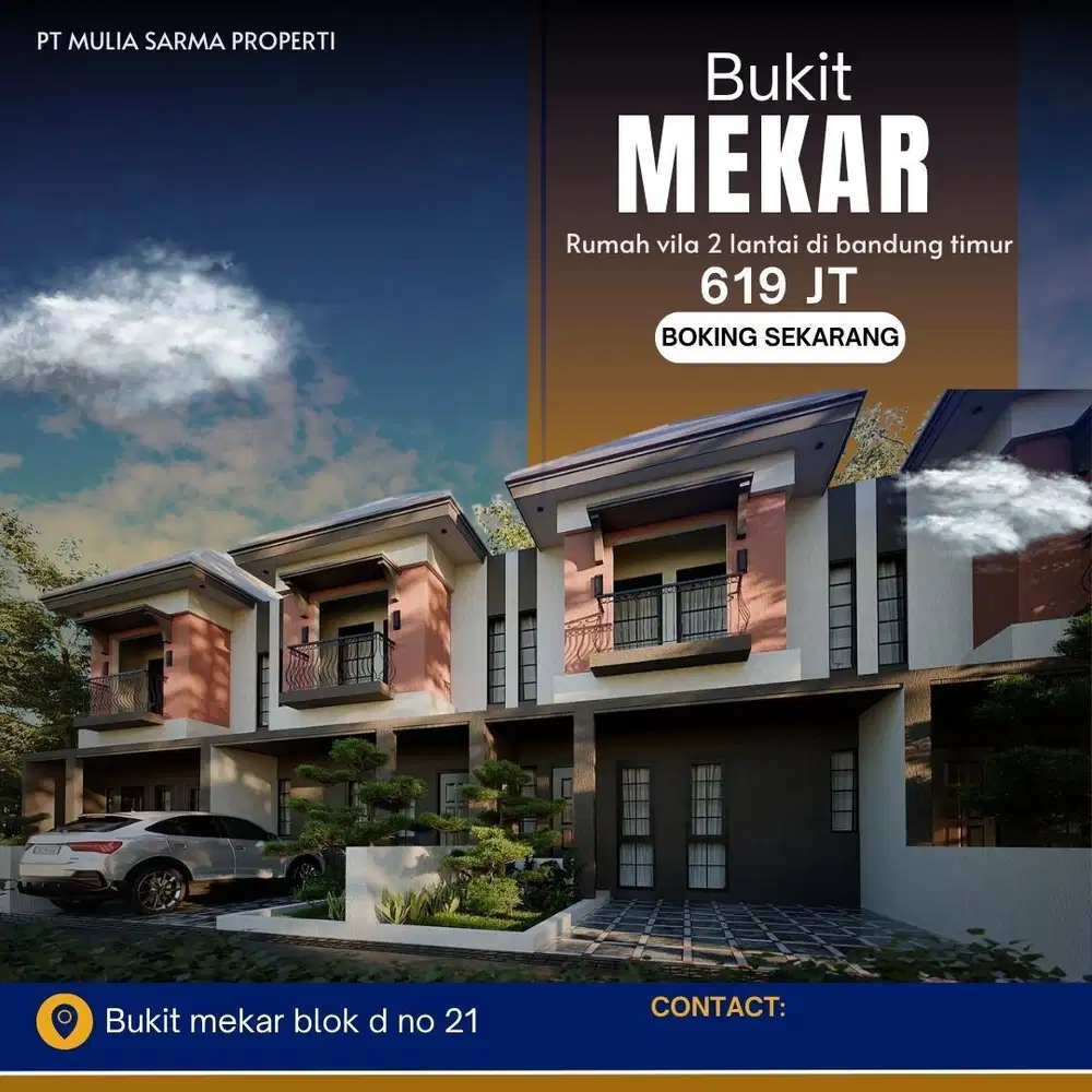 Rumah semi villa harga mulai 600juta bukit mekar indah bandung timur