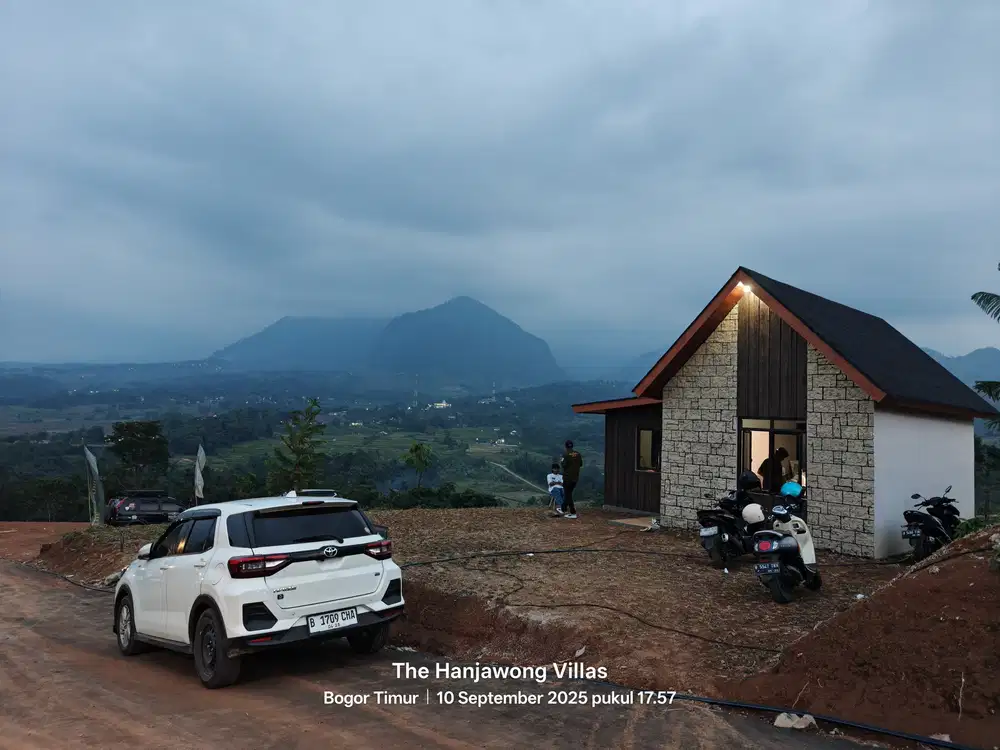 Tanah kavling murah the hanjawong villas di bogor puncak dua