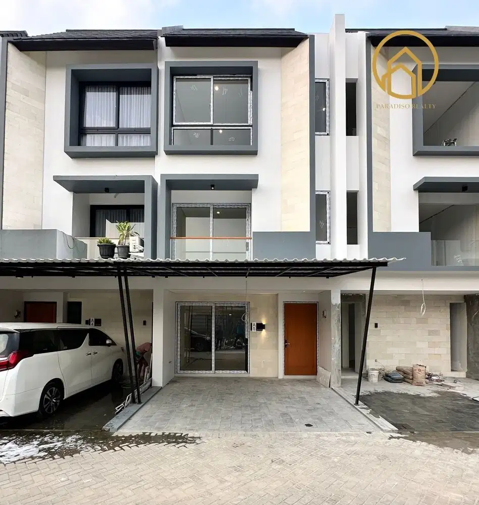 Rumah konsep modern living dalam townhouse jagakarsa