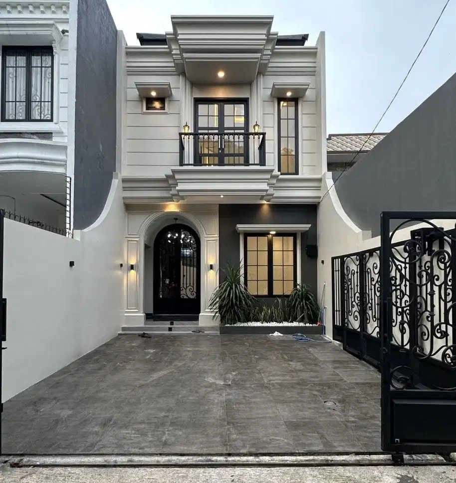 Rumah baru modern classic siap huni jakarta selatan