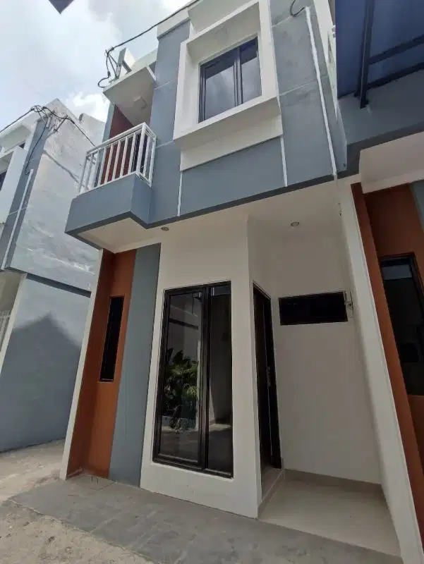 Rumah Baru 2 lantai harga 400 jutaan di Kamboja Utan Kayu Jakarta Timur