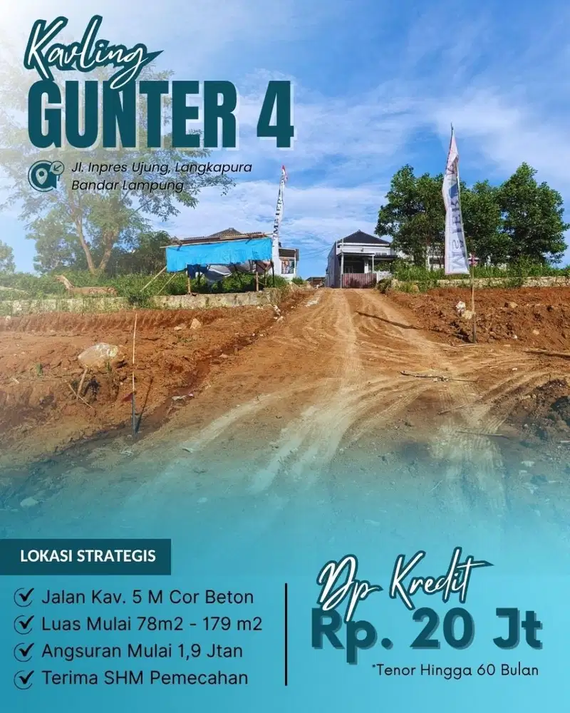 DI JUAL KAVLING MURAH HUNTER ASRI 4 BANDAR LAMPUNG