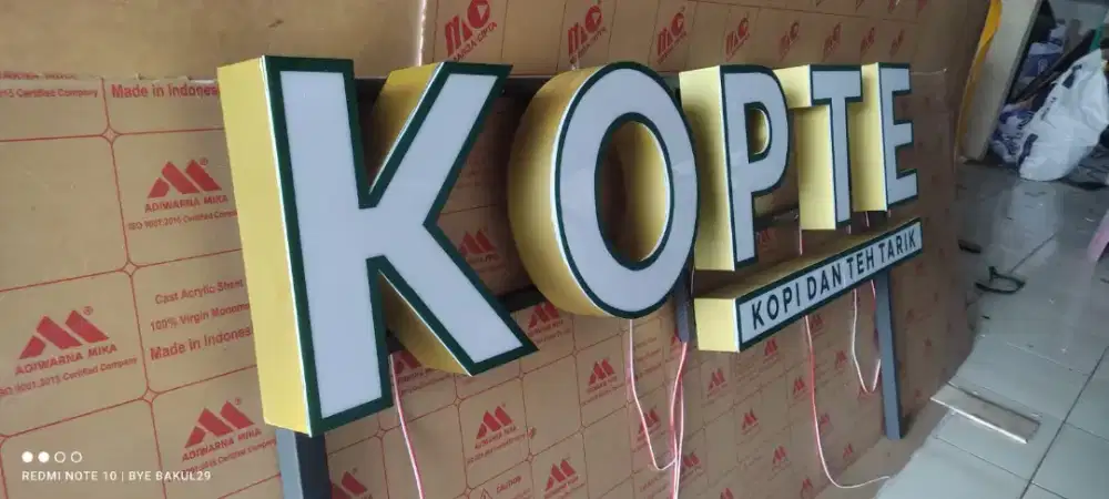 Huruf Timbul Led | huruf akrilik