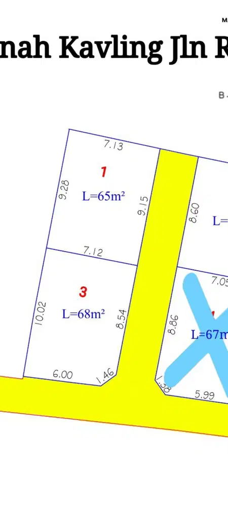 Tanah kapling jl Ratna denpasar