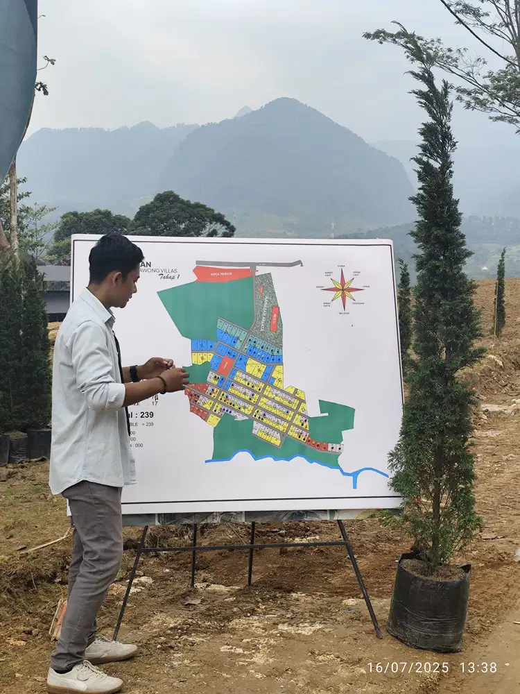 Tanah kavling Villa shm di bogor lokasi strategis view  pegunungan