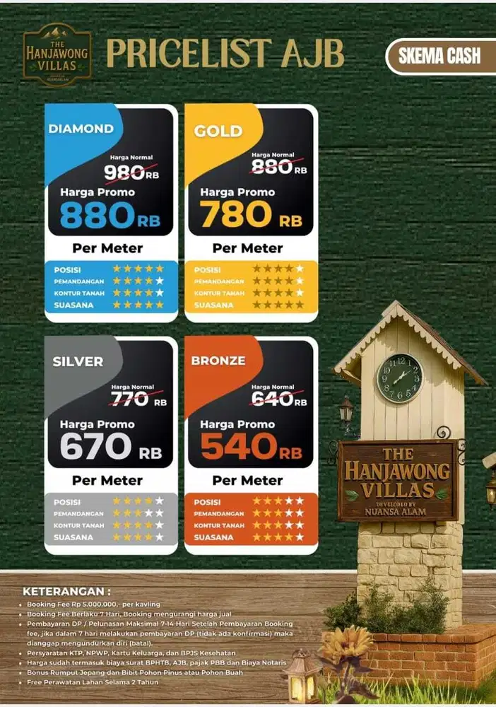 Tanah kavling view gunung dekat jakarta