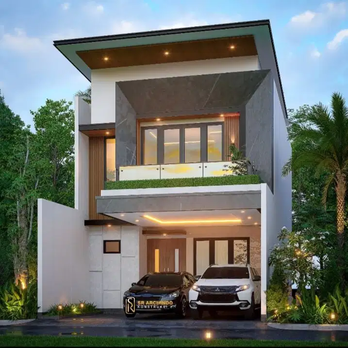 Dijual Rumah  Murah 2 Lantai Elegan Modern Dekat Toll Andara Jakarta