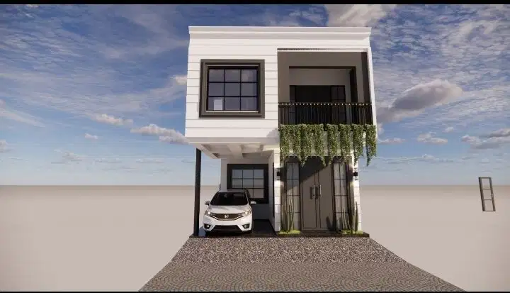 Rumah bergaya American Clasik di Cimanggis, dekat LRT Harjamukti