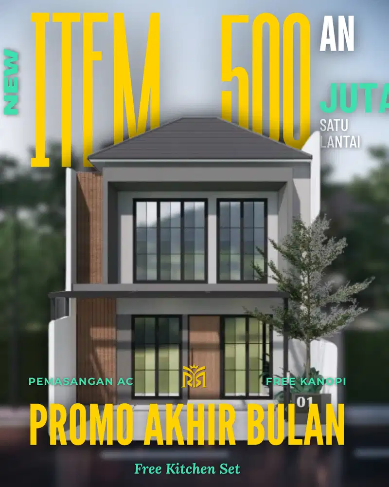 JUAL RUMAH MODERN 2 LANTAI DI COLOMADU