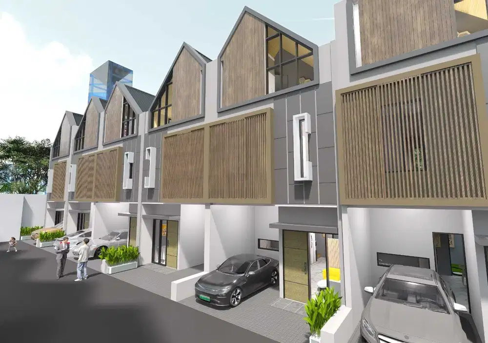 Rumah Minimalis  Kontemporer Di Jalan Utama Jagakarsa  Jakarta  Selatan