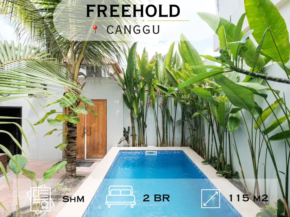 Dijual Villa Modern, Hanya 8 Menit Dari Finns Beach Club Bali