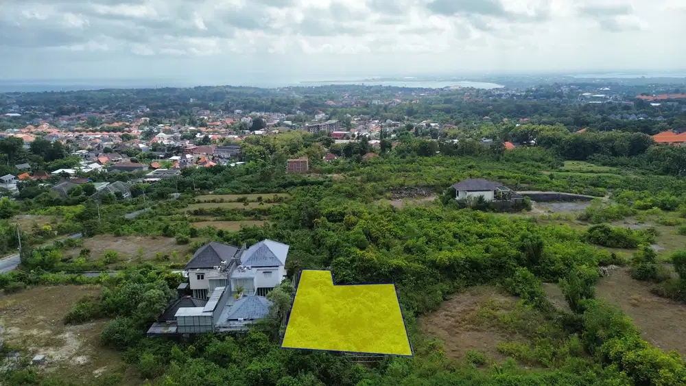 Dijual Tanah View Gunung dan Laut Yang Indah Di Jimbaran, Bali