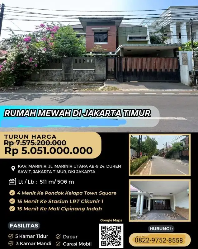 jual murah rumah mewah melalui lelang negara