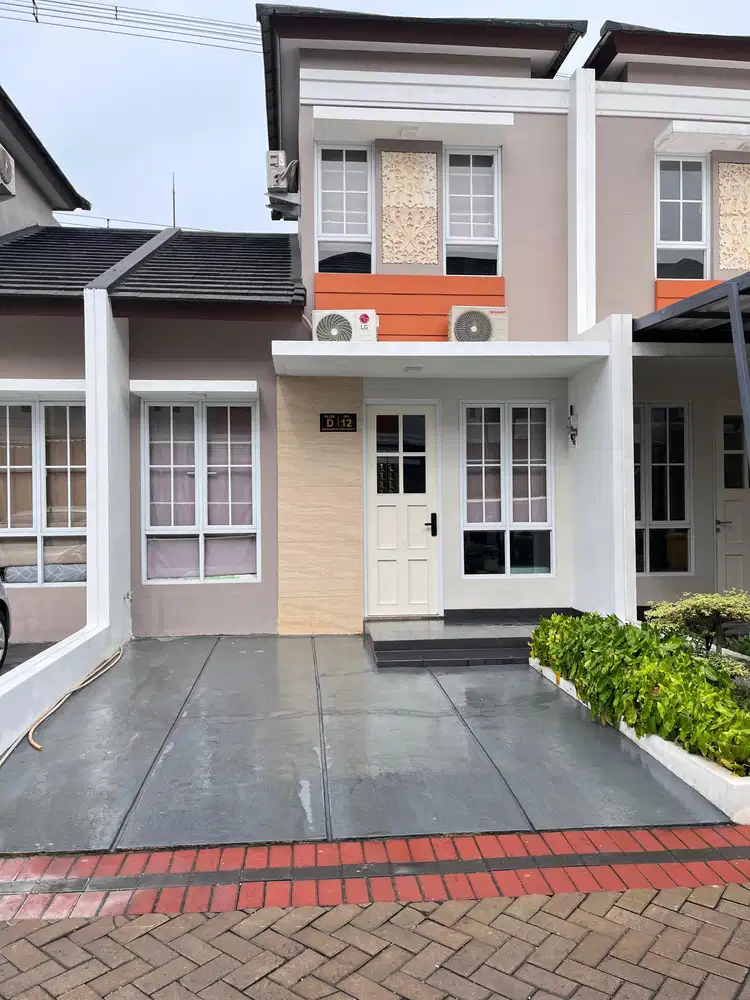 Rumah Contoh Fully Furnishd di jual ciapa cepat dia dapat