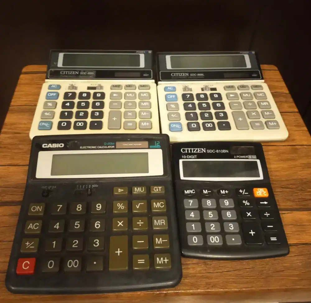 4 Kalkulator Merek Casio dan Citizen
