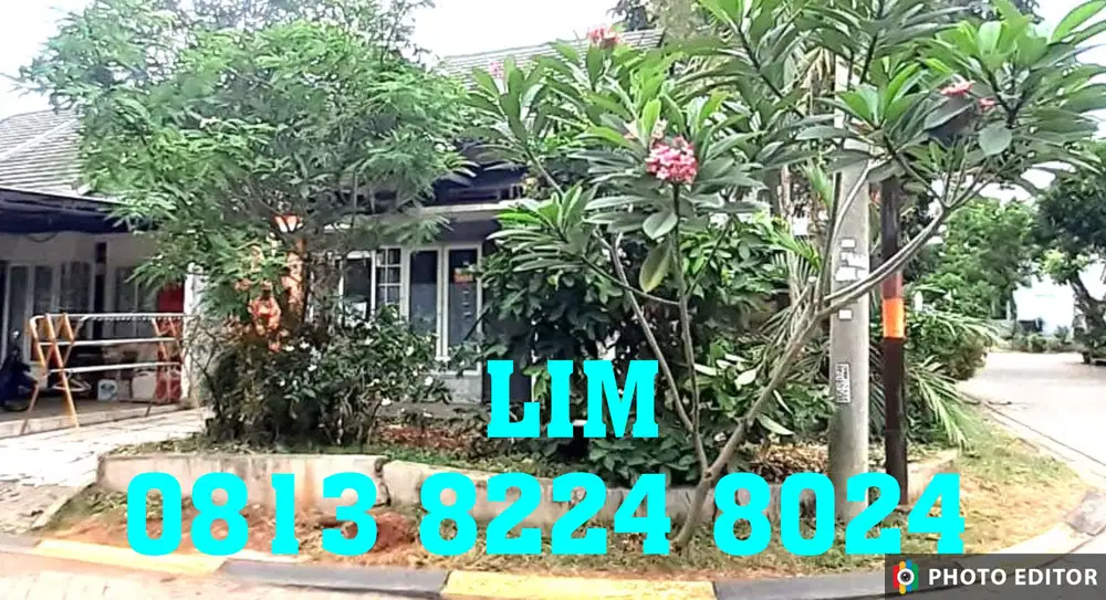 RUMAH MURAH POSISI HOOK LT 155M2 PERUM CIBUBUR COUNTRY JAKARTA TIMUR