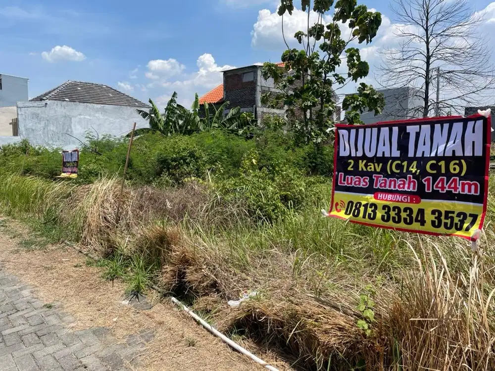 Dijual tanah 2 kavling, bisa beli 1