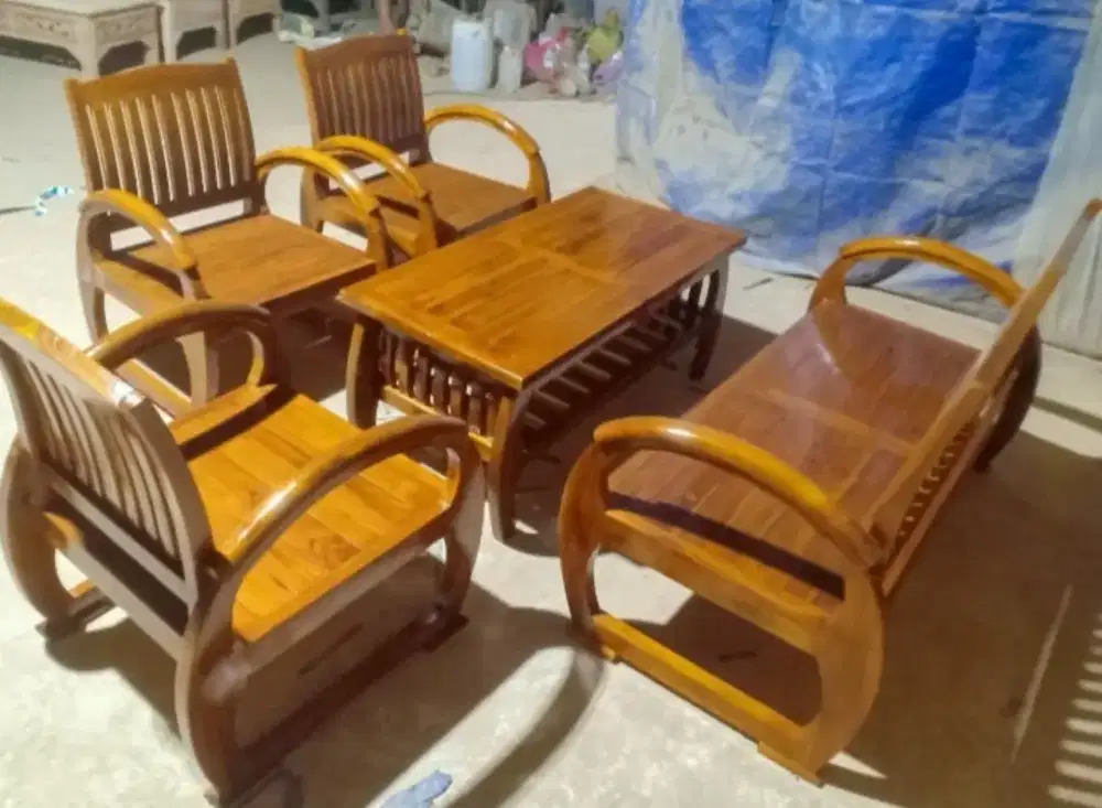 Set meja kursi teras