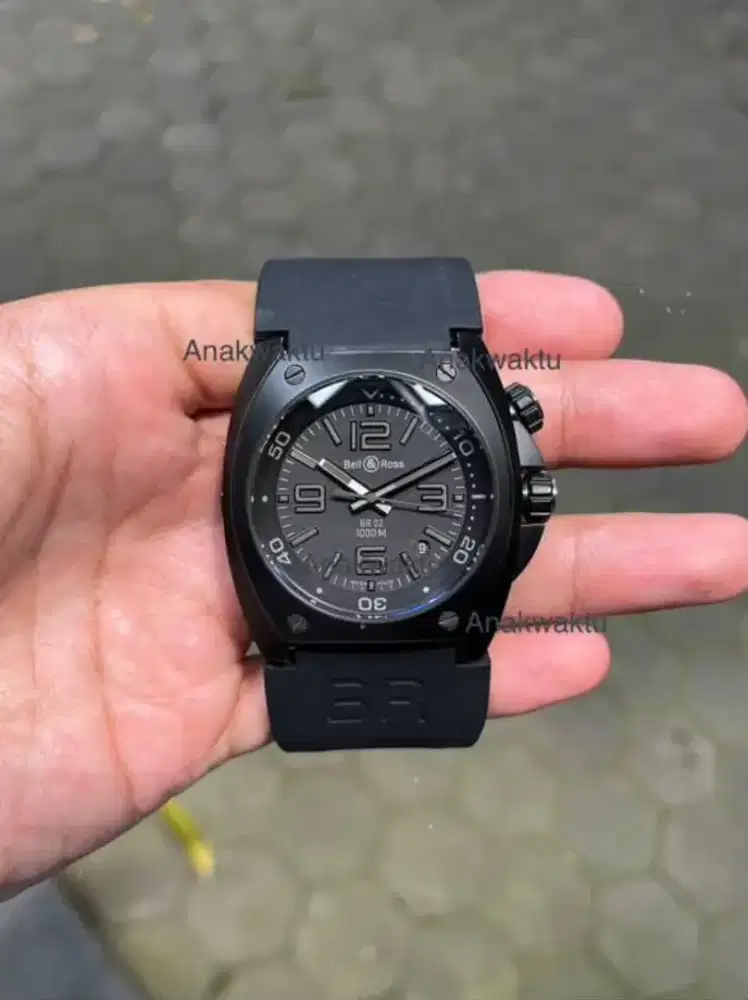 jam tangan Bell & Ross BR 02 Phantom Pro diver original automatic ori