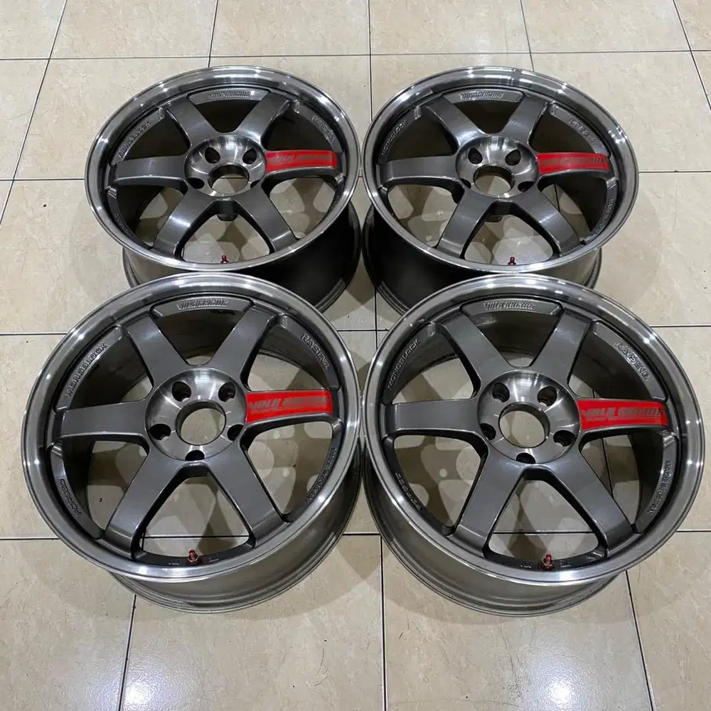 Japan Volkrays TE37SL Ring 18 5x120 Velg Original Japan Ori Jepang R18
