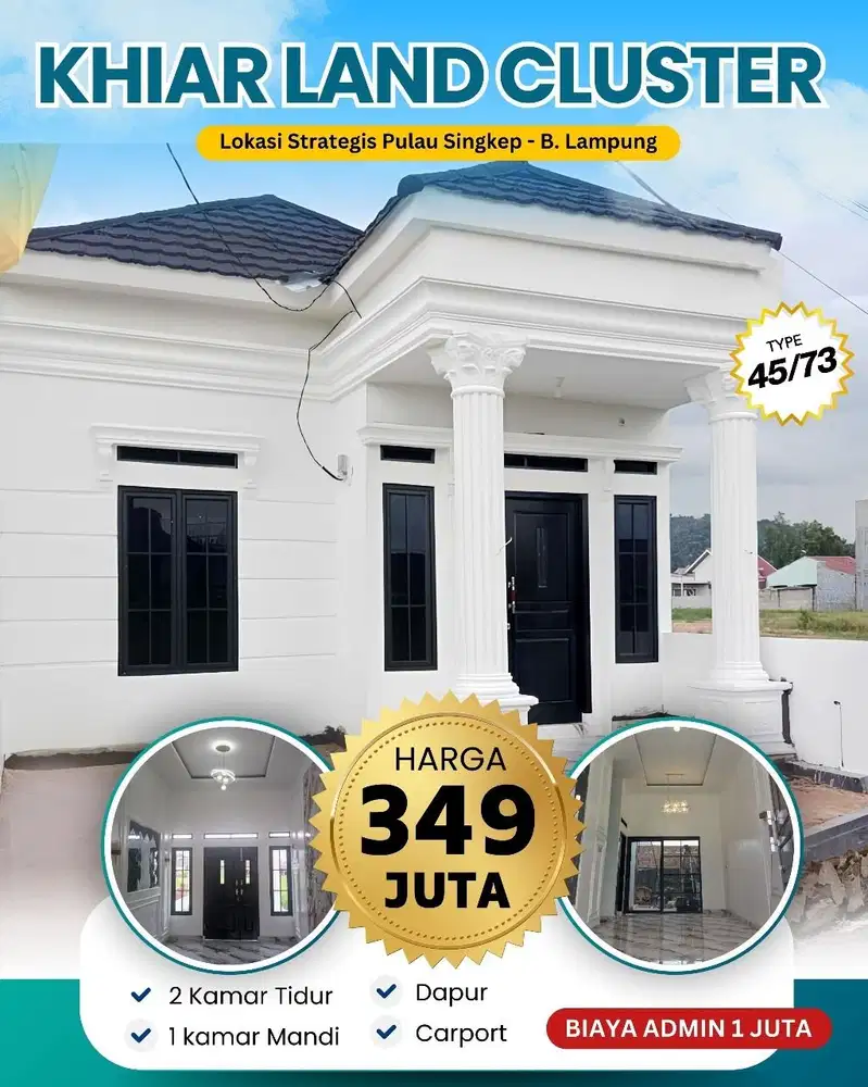 JUAL RUMAH MURAH DEKAT UIN SUKARAME KHIAR LAND BANDAR LAMPUNG