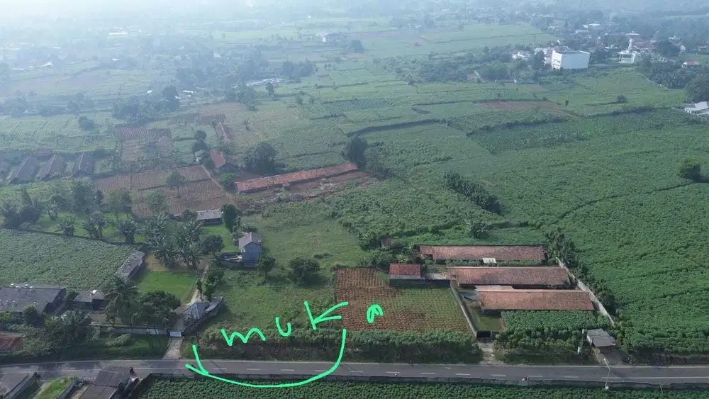 Dijual Tanah Murah  strategis dekat Bandara Atang sanjaya Bogor