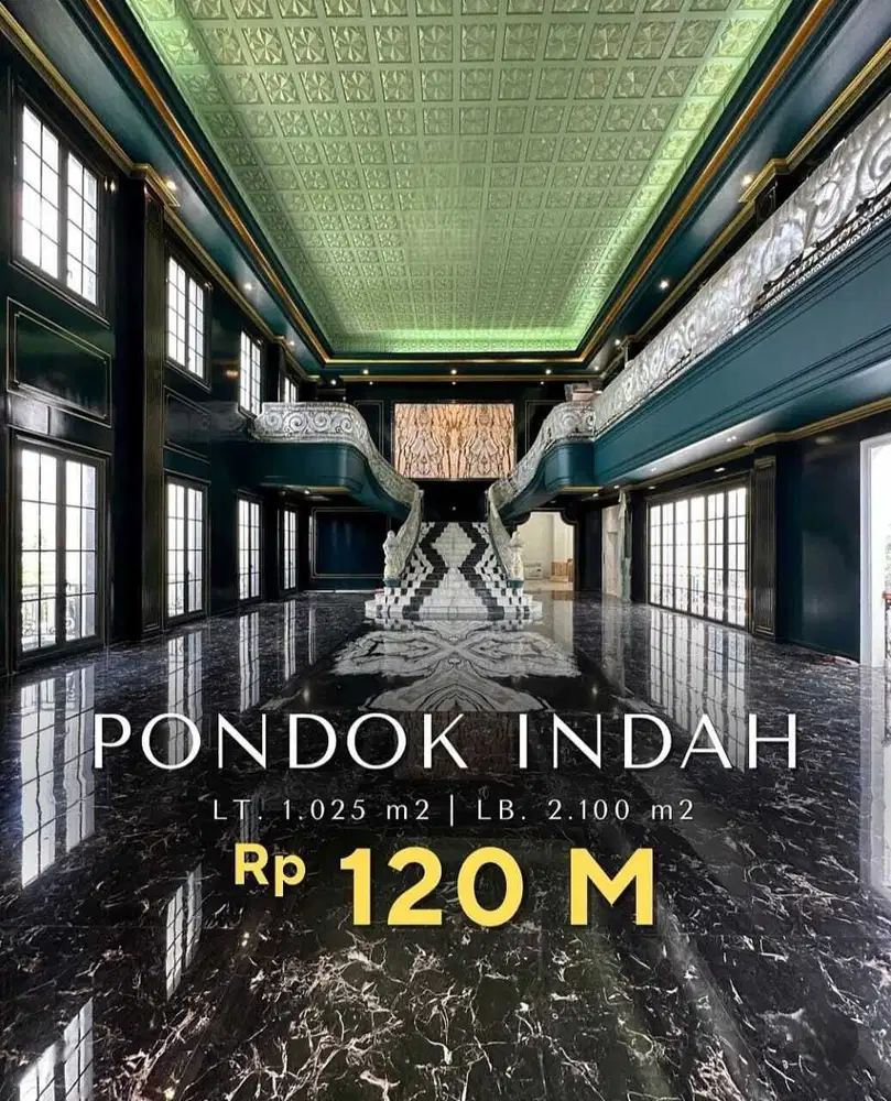For Sale Luxury Classic House Pondok Indah Jakarta Selatan
