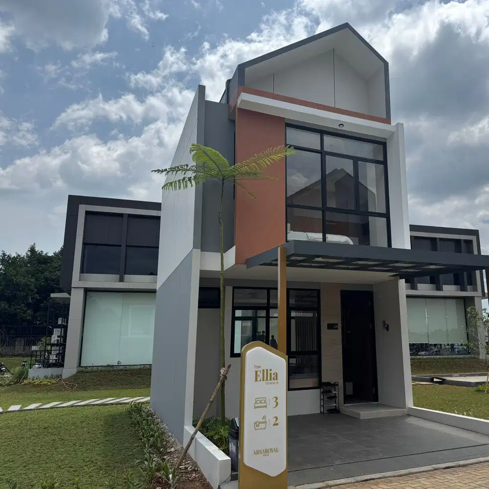 Rumah 2 Lantai 3 Kamar Tidur Arsaroyal Jatiasih