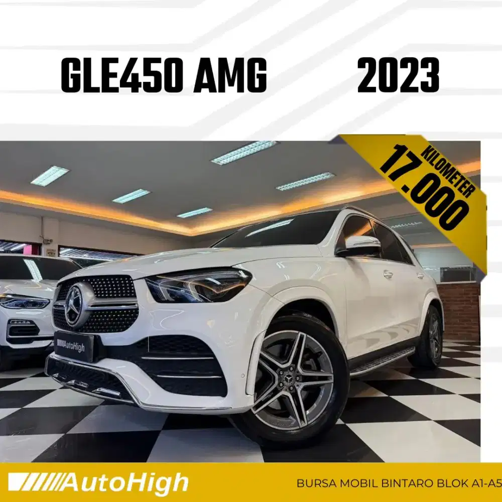 DP10% [Km17.000] GLE450 AMG 2023 White / GLE 450 Reg 2024 #AUTOHIGH