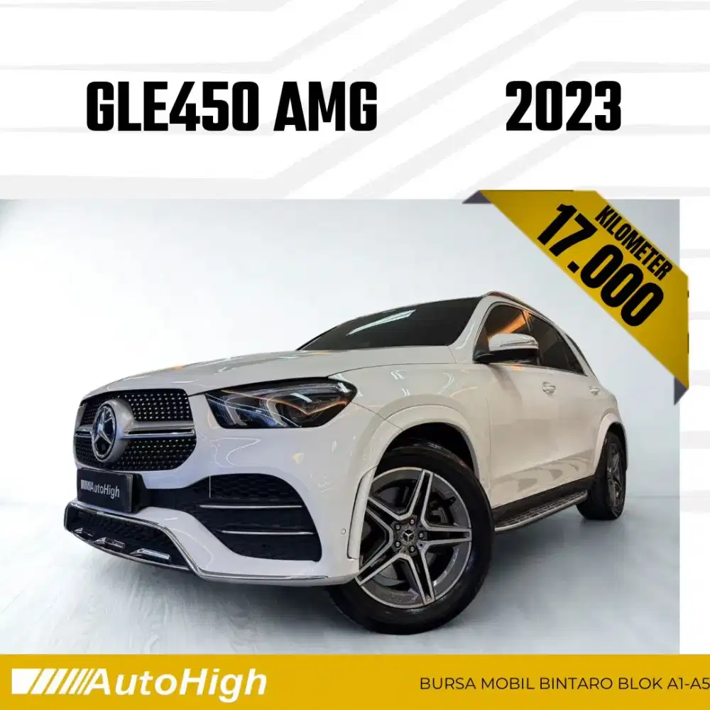 DP10% [Km17.000] GLE450 AMG 2023 White / GLE 450 Reg 2024 #AUTOHIGH