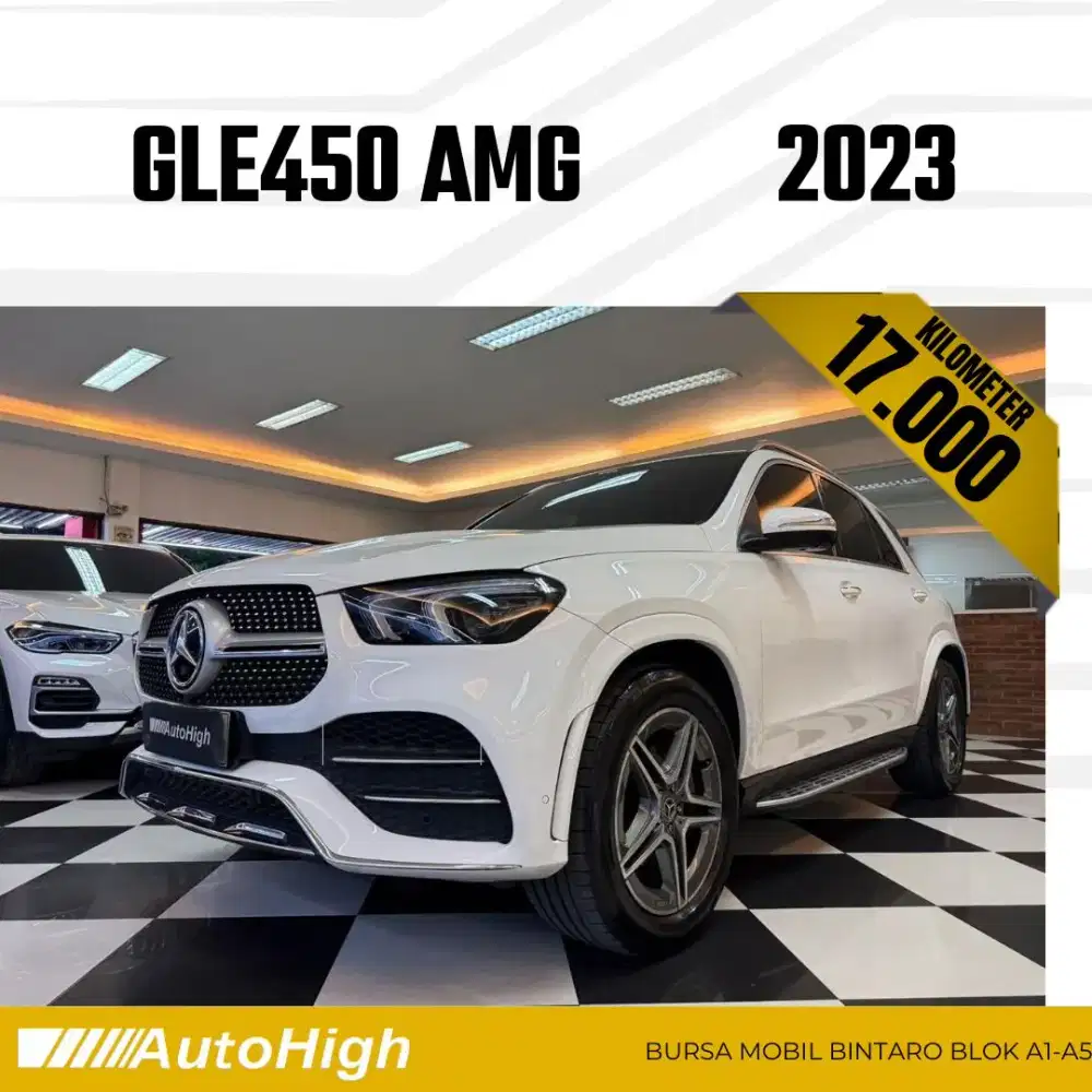 DP10% [Km17.000] GLE450 AMG 2023 White / GLE 450 Reg 2022 #AUTOHIGH