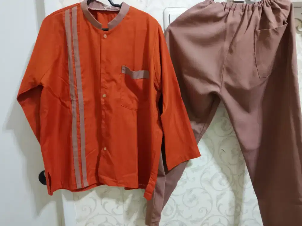 PL set baju ngaji anak bahan tebal adem