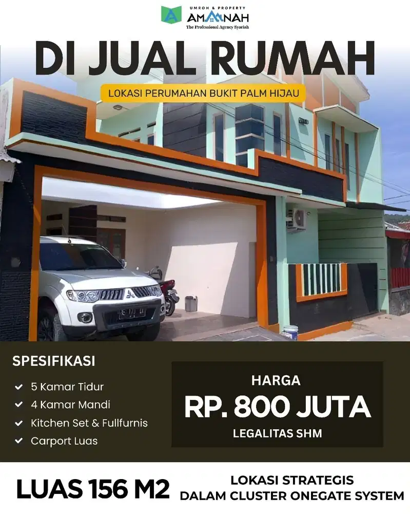 RUMAH 2 LANTAI MURAH BANDAR LAMPUNG