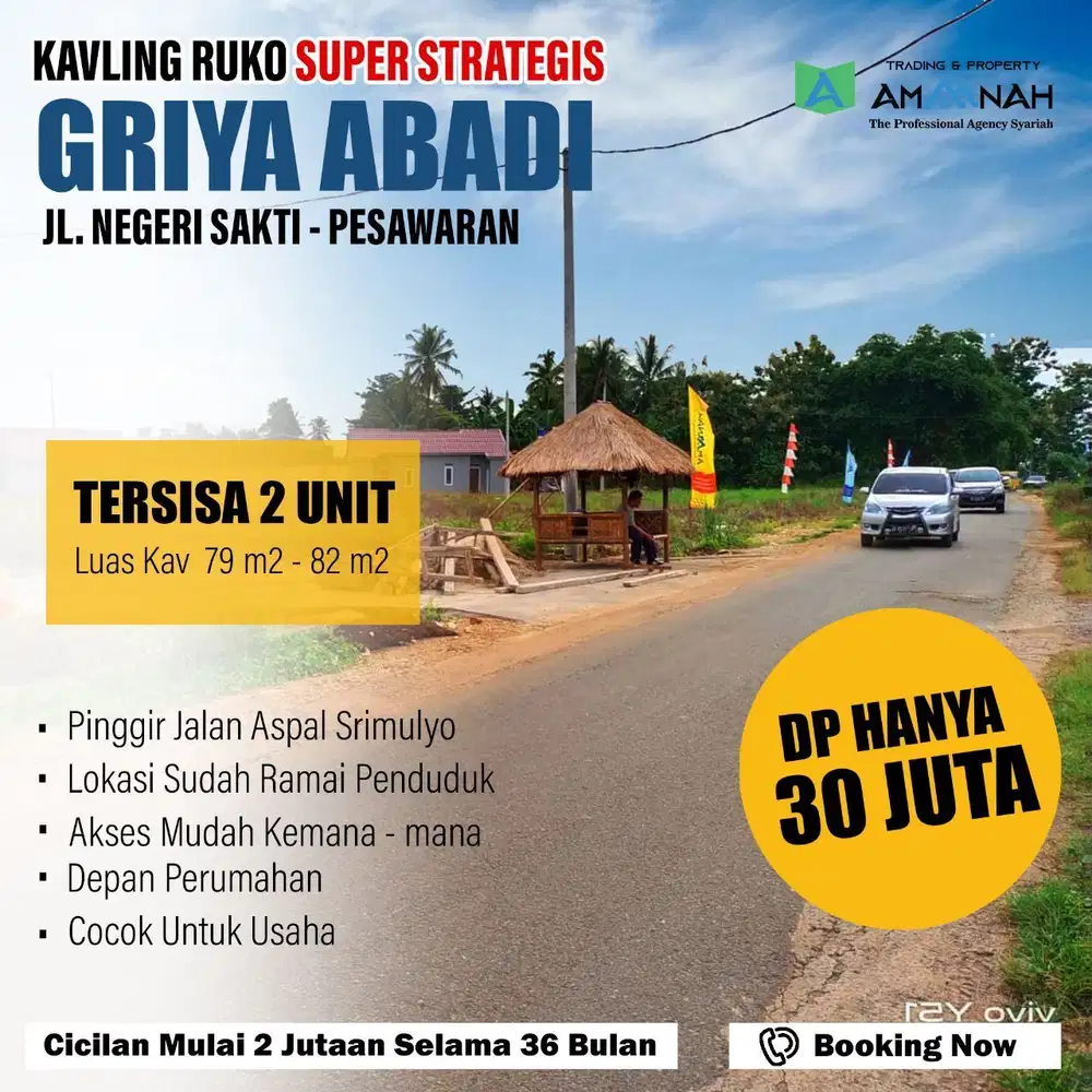 TANAH MURAH PINGGIR JALAN POROS