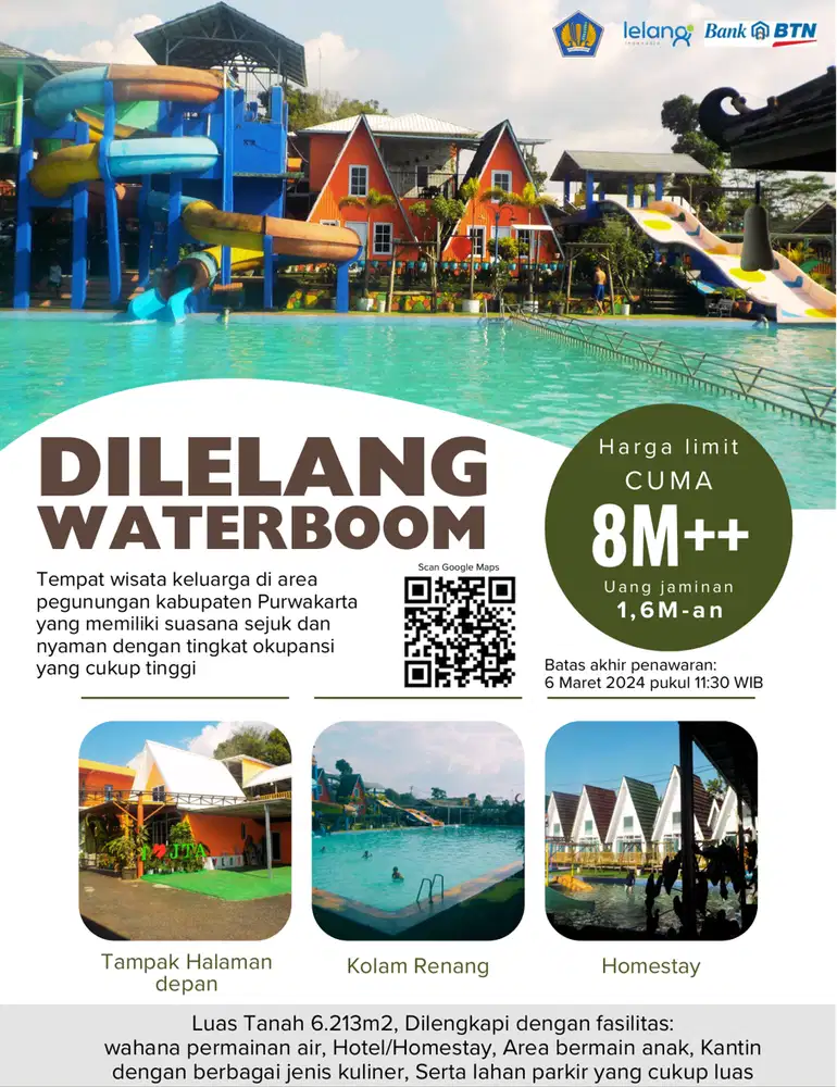 DILELANG WATERBOOM DI KABUPATEN PURWAKARTA HARGA MENARIK