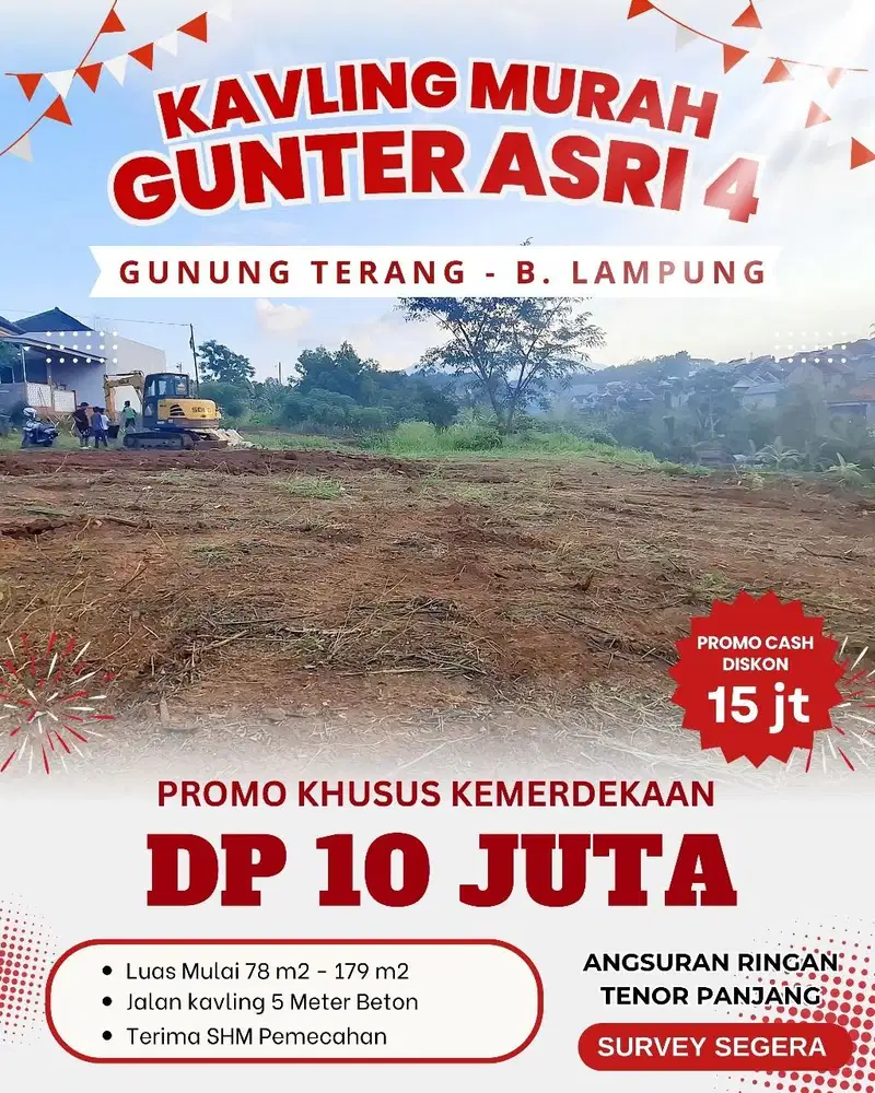 KAVLING BANDAR LAMPUNG DWKAT KAMPUS MALAHAYATI