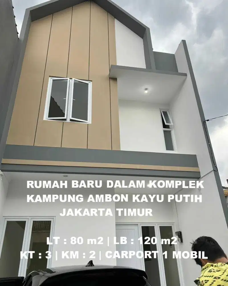 Di jual rumah siap huni di kayu putih jakarta timur
