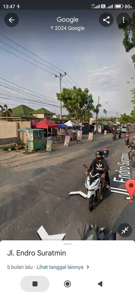 TANAH PINGGIR JALAN RAYA ENDRO SURATMIN DPN GERBANG KAMPUS UIN DIJUAL