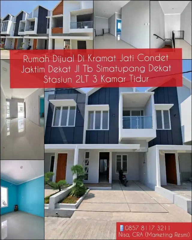Dijual Rumah Di Condet Jaktim Dekat Pasar Minggu, Tb Simatupang 2LT