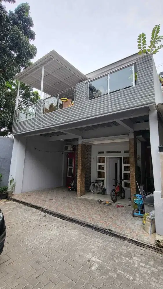 rumah cluster dijual perumnas 3 aren jaya bekasi timur