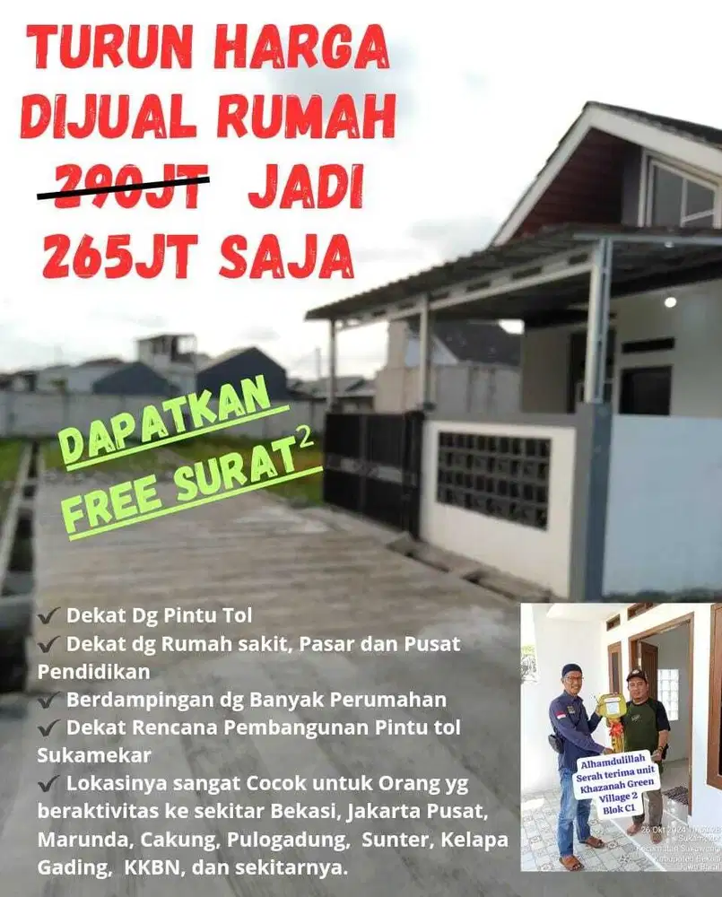 Miliki rumah idaman di lingkungan Islami, tanpa BI checking