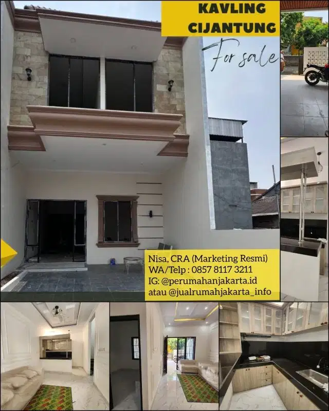 Jual Rumah Dekat Mall Cijantung, Tb Simatupang  Mulai 700Juta