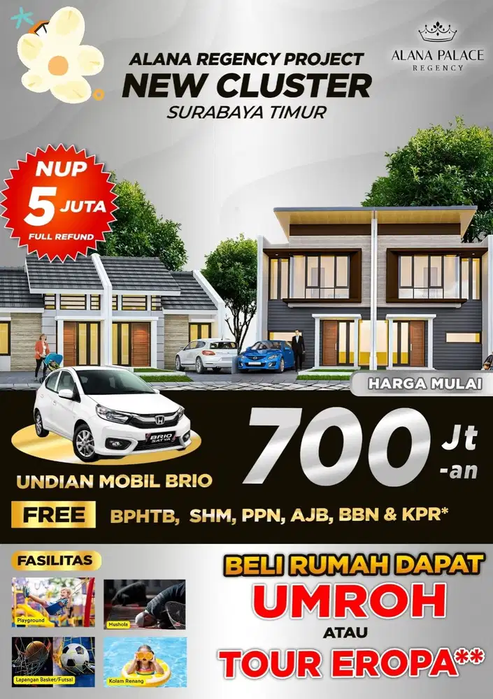 RUMAH MURAH SURABAYA ALANA REGENCY GUNUNG ANYAR