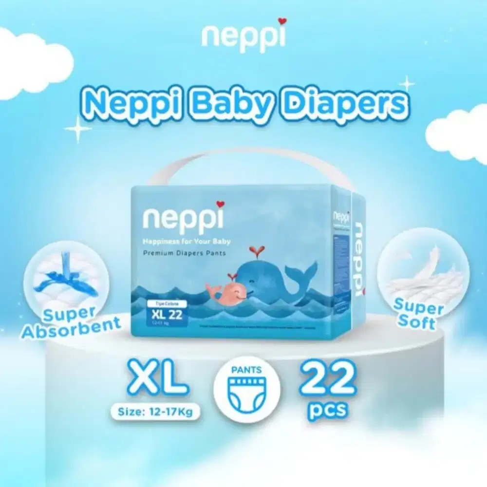 Diapers Pants NEPPI XL 22