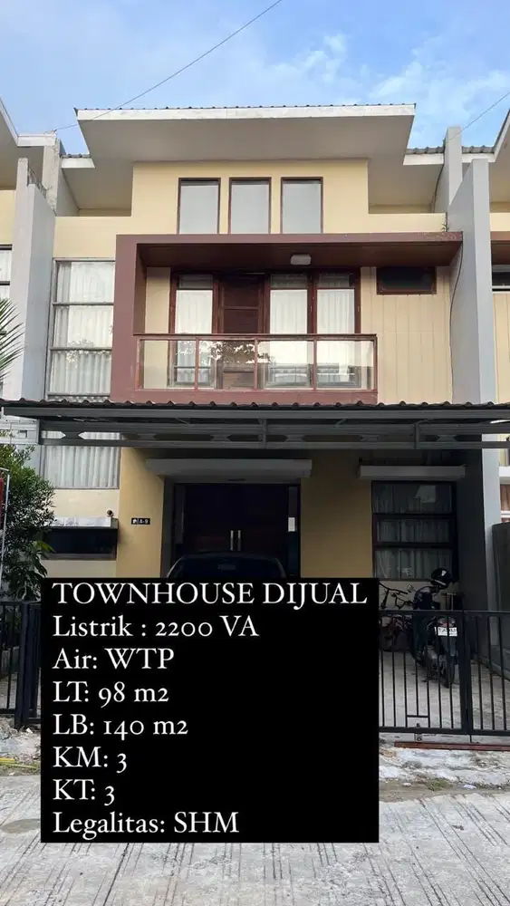 Rumah  di balikpapan furnished Cluster Mahogany Town house