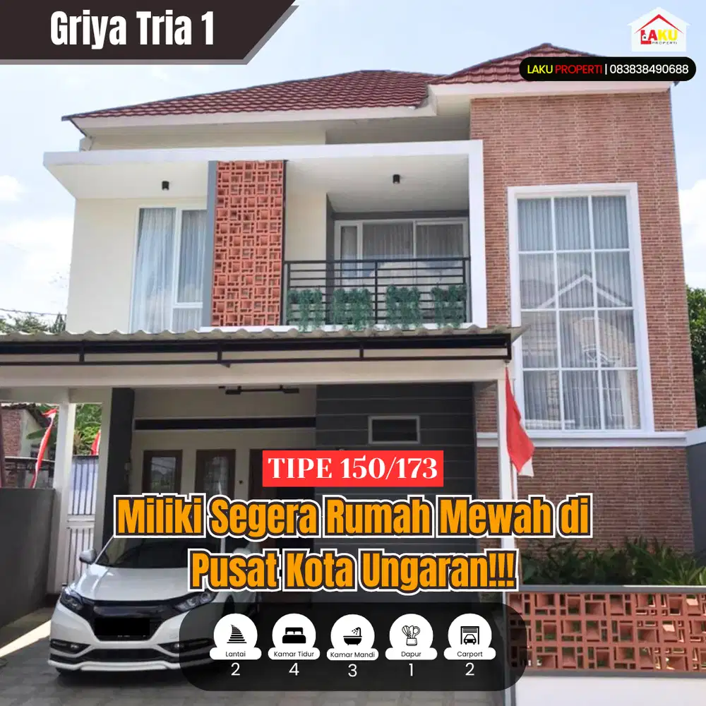 RUMAH MEWAH 2 LANTAI DI JL. PANJAITAN UNGARAN