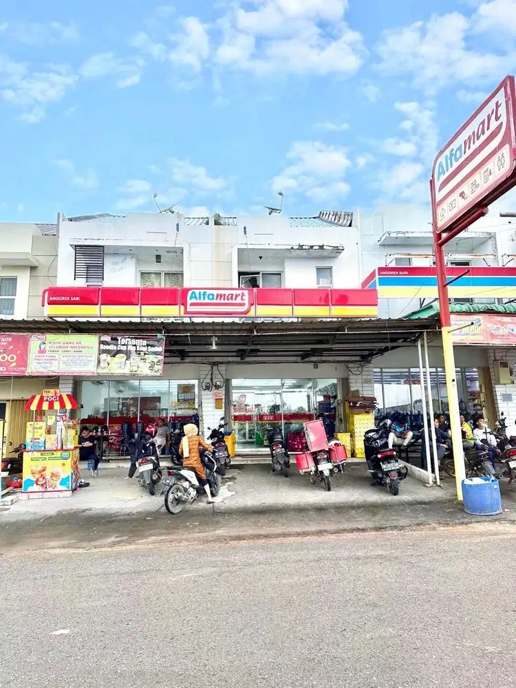 DIJUAL RUKO GANDENG ANGGREK SARI SUDAH KONTRAK ALFAMART