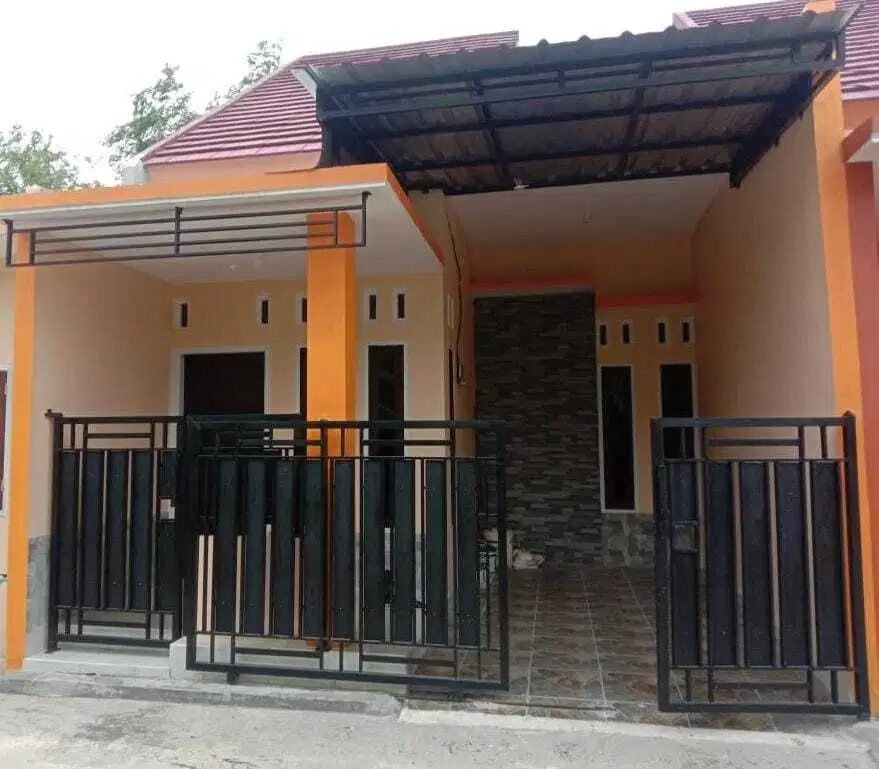 Rumah murah prambon row jalan lebar padat penduduk
