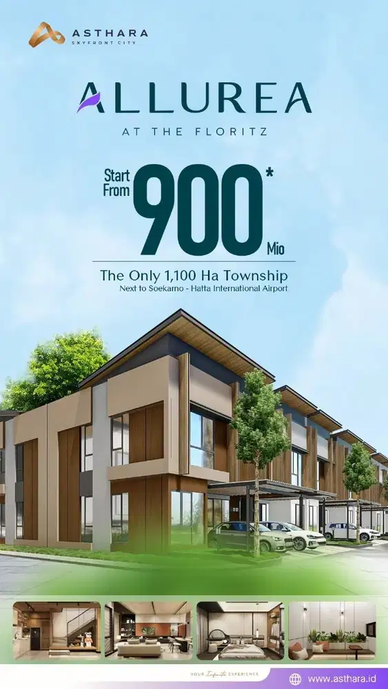 Rumah 2 lantai nempel Bandara internasional Soekarno Hatta