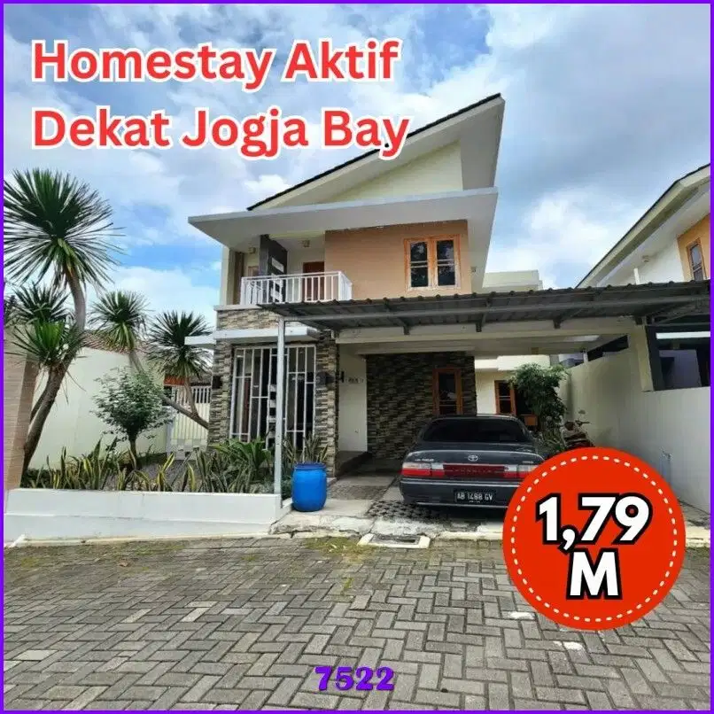 Homestay Aktif Dijual Murah Jogja Bay Maguwo